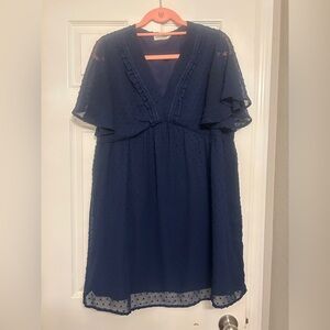 Anna Kaci Navy Blue Dress